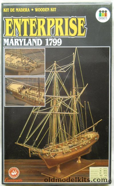 Constructo 1/60 Enterprise 1799 - 14 Gun Topsail Schooner / Brig, 80809 plastic model kit